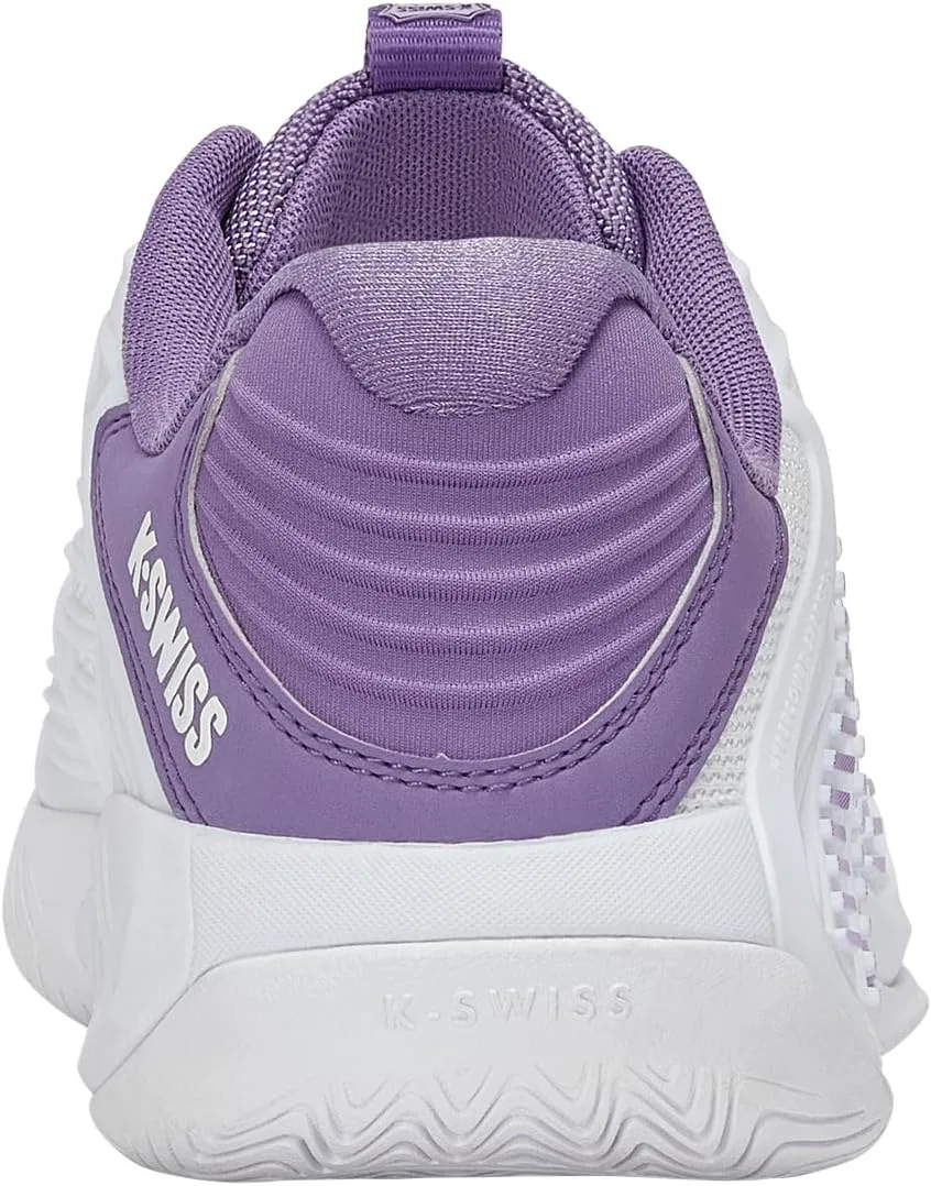 Кроссовки теннисные K-Swiss Hypercourt Express 3, White/Purple Haze/Lunar Rock — фото 3