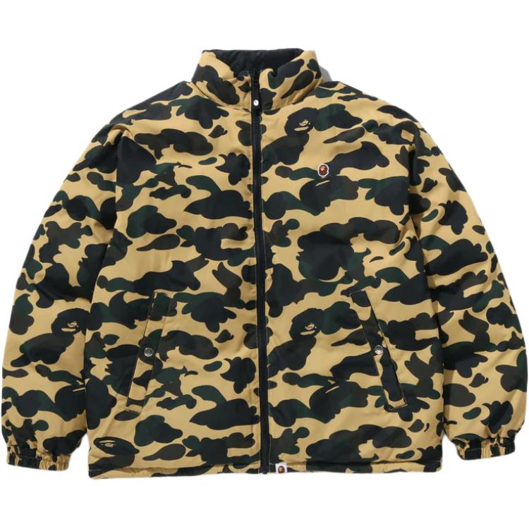 Пуховик мужской A BATHING APE, желтый