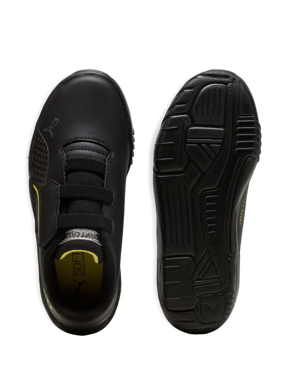 Кожаные кроссовки Puma Kids, черный — фото 4