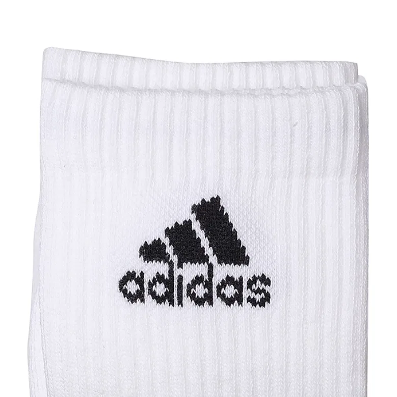Носки Adidas 3 Pack белые — фото 3