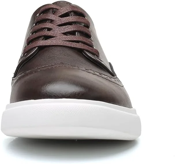 

Мужские свадебные кроссовки оксфорды повседневные броги с крыльями Abborora, коричневый