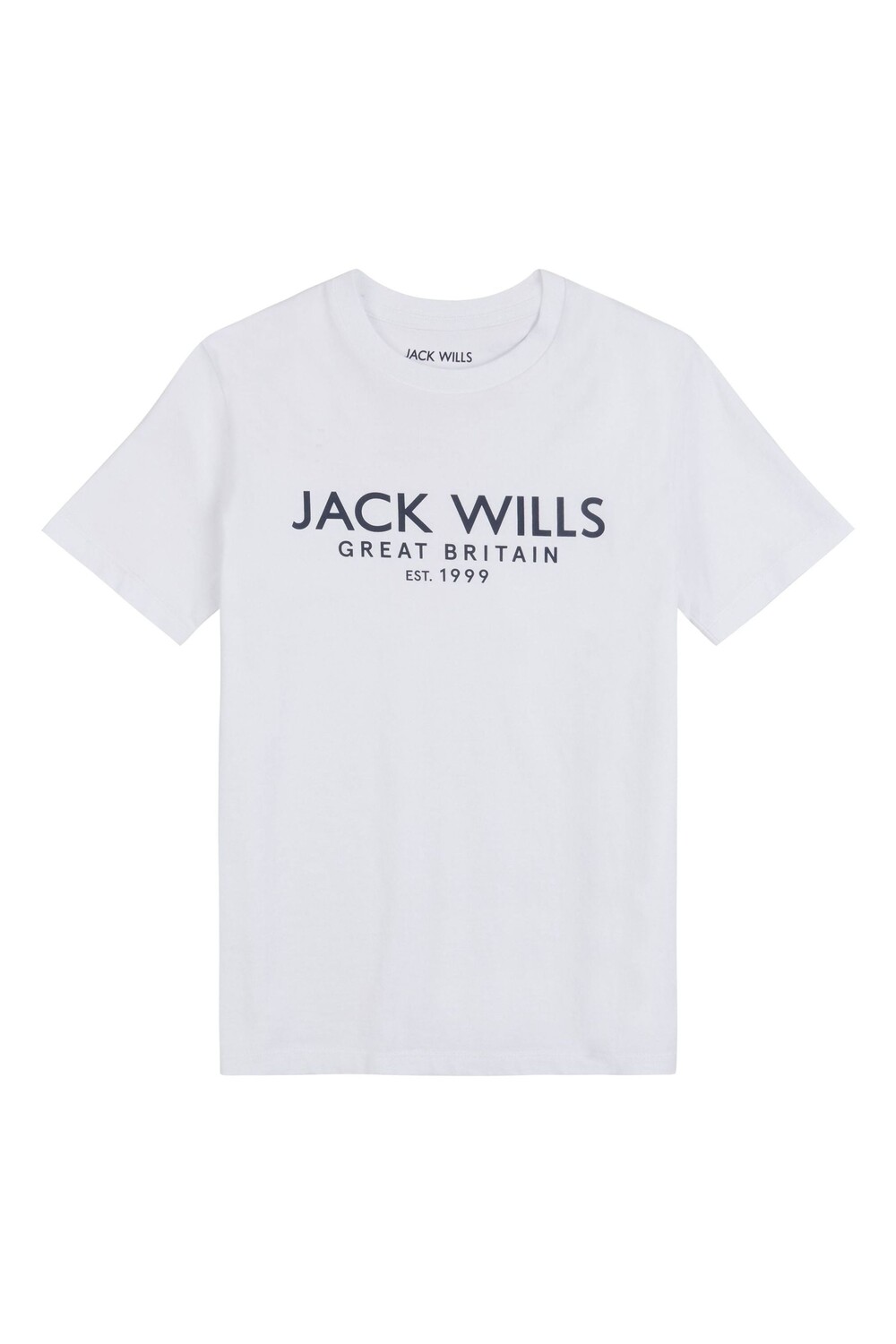 

Футболка из смесового льна для мальчика Jack Wills, белый
