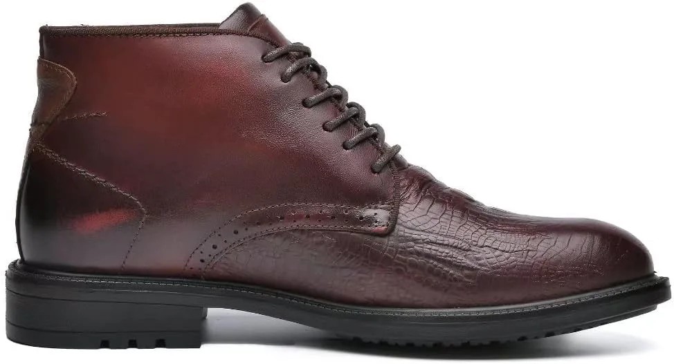 Мужские ботинки Arkbird Chukka из натуральной кожи, классические повседневные ботинки оксфордского стиля, коричневый — фото 2