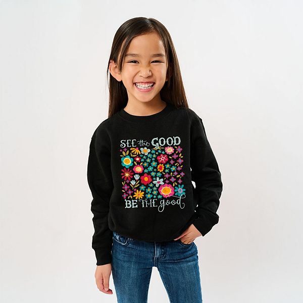 Футболка See the good be the good floral youth The Juniper Shop, Black — фото 2
