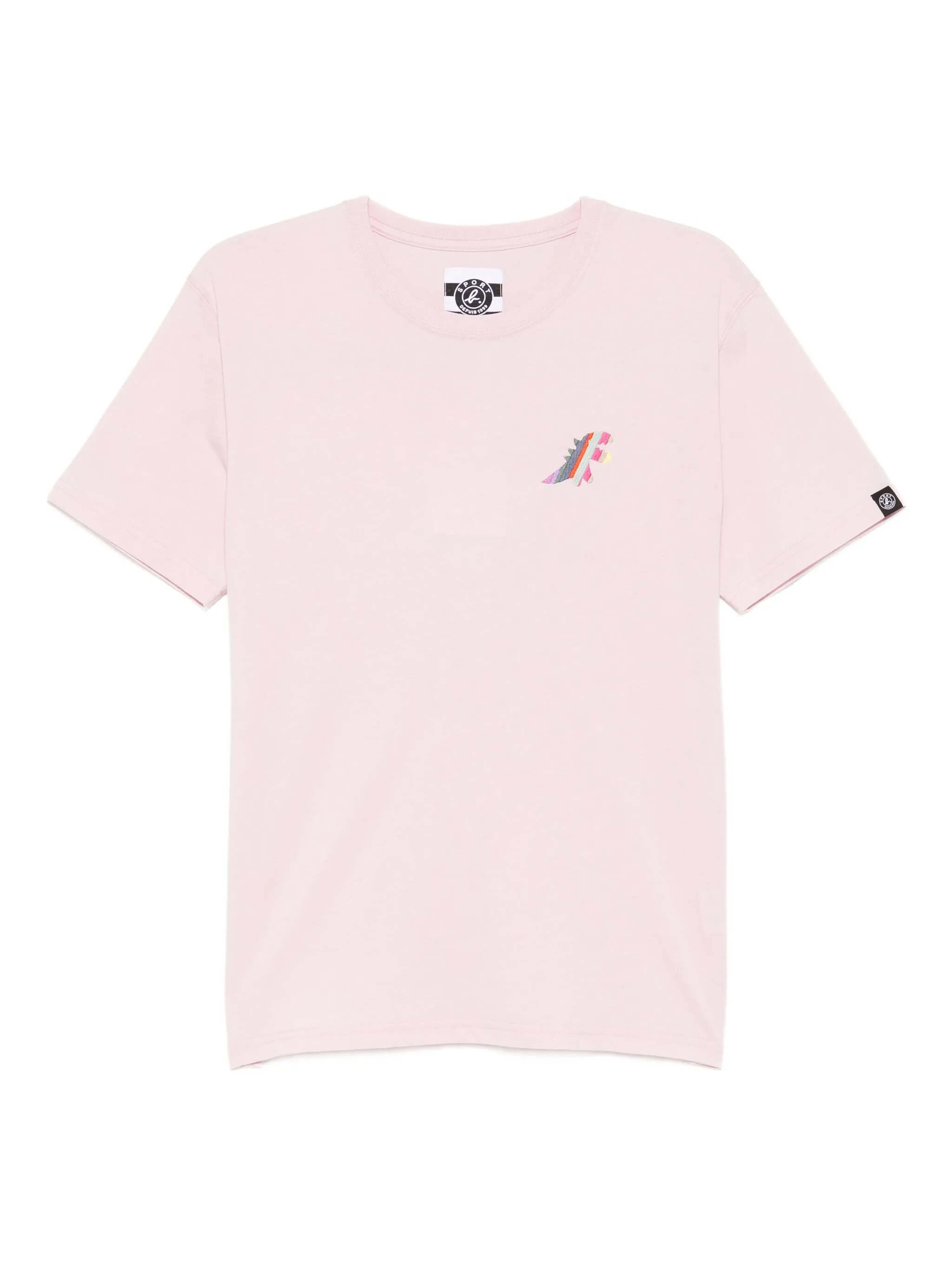 

Футболка с вышитым логотипом Sport B. By Agnès B., розовый