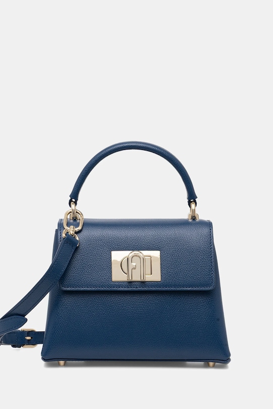 

Кожаная сумка Furla, синий