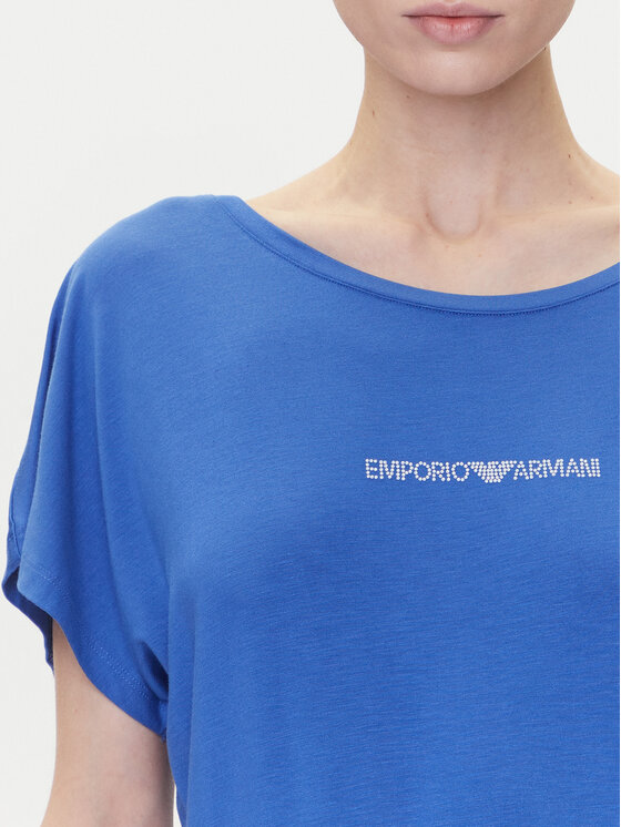 Платье на каждый день обычный крой EW000783 AF12192 UA012 Emporio Armani, синий — фото 4