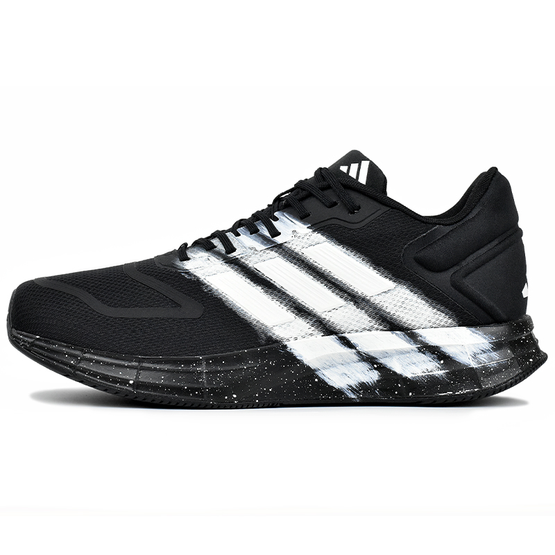 Adidas Дурамо 10 устойчивые к истиранию низкие кроссовки для бега мужские черно-белые, цвет Black White 1 — фото 2