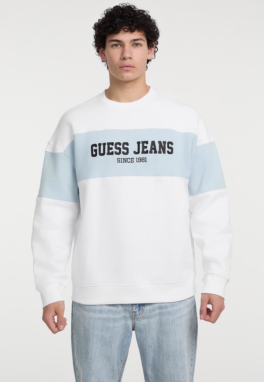 

Толстовка Guess Jeans GJ CN OS HORIZONT STRIPE , Mehrfarbig Grundton Blau/Blue
