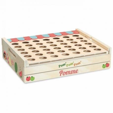 

Четыре яблока в ряд, развивающая игра, Галактика Vilac