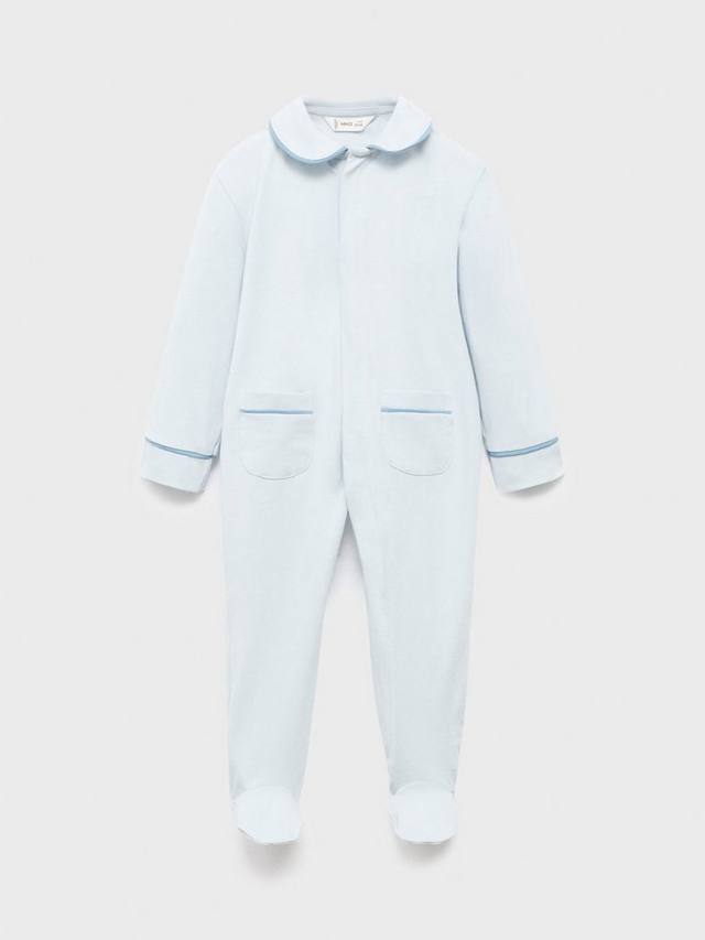 

Детский боди с длинными рукавами Mango, Light Pastel Blue