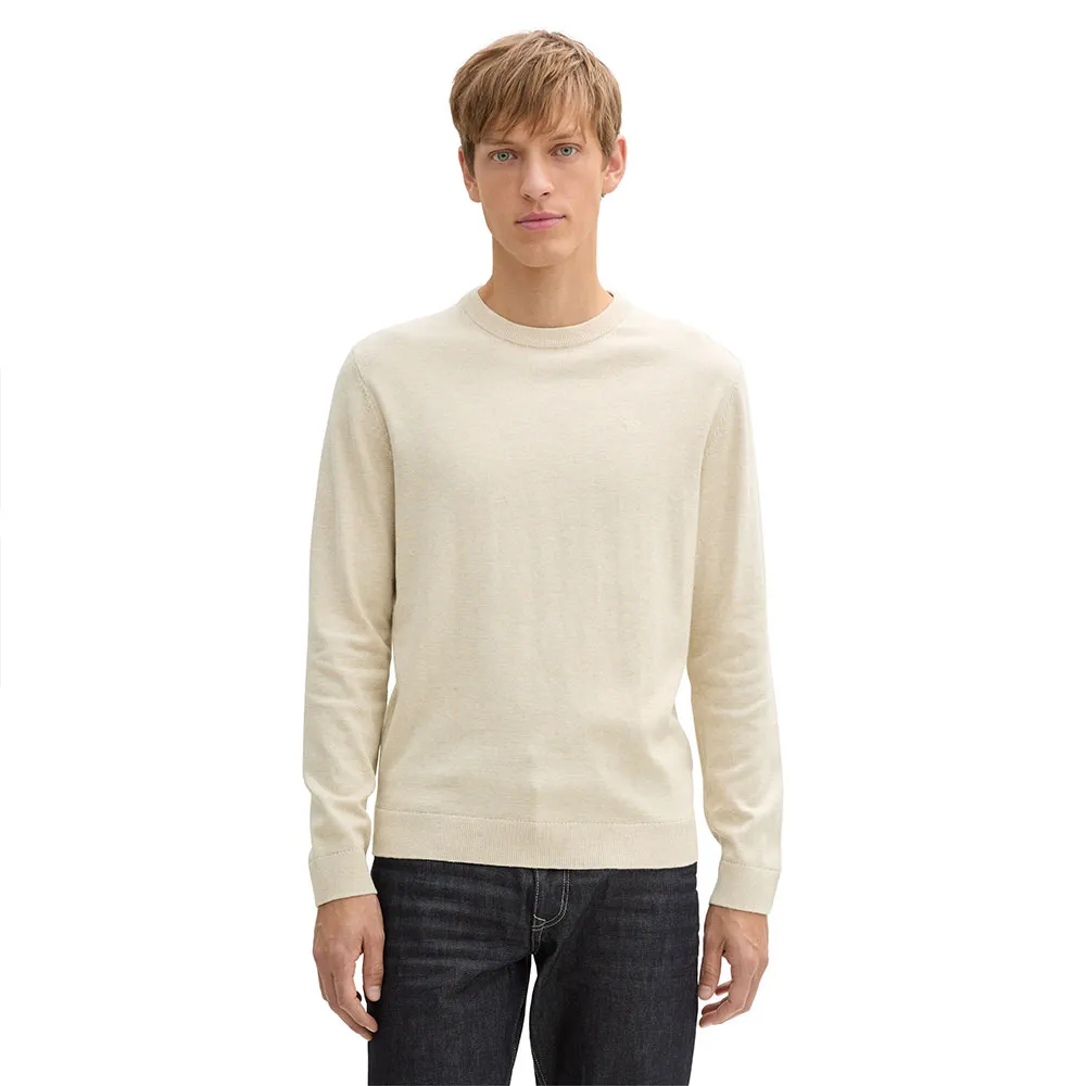 

Свитер Tom Tailor 1039810 Basic Knit, бежевый