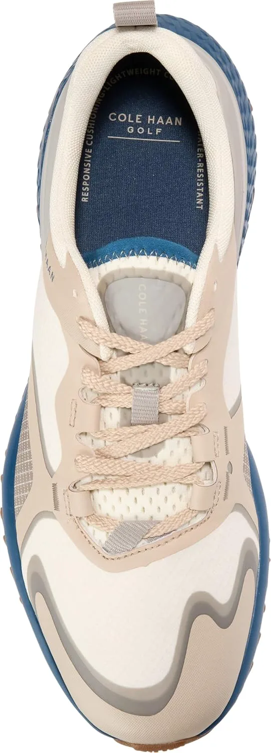 Мужские кроссовки Cole Haan Zerogrand Overtake 2.0 для гольфа, слоновая кость/темно-синий — фото 3