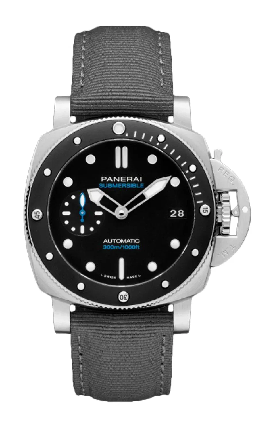 SUBMERSIBLE 42 ММ - ДВОЙНОЙ РЕМЕШОК - PAM02683 PANERAI, черный