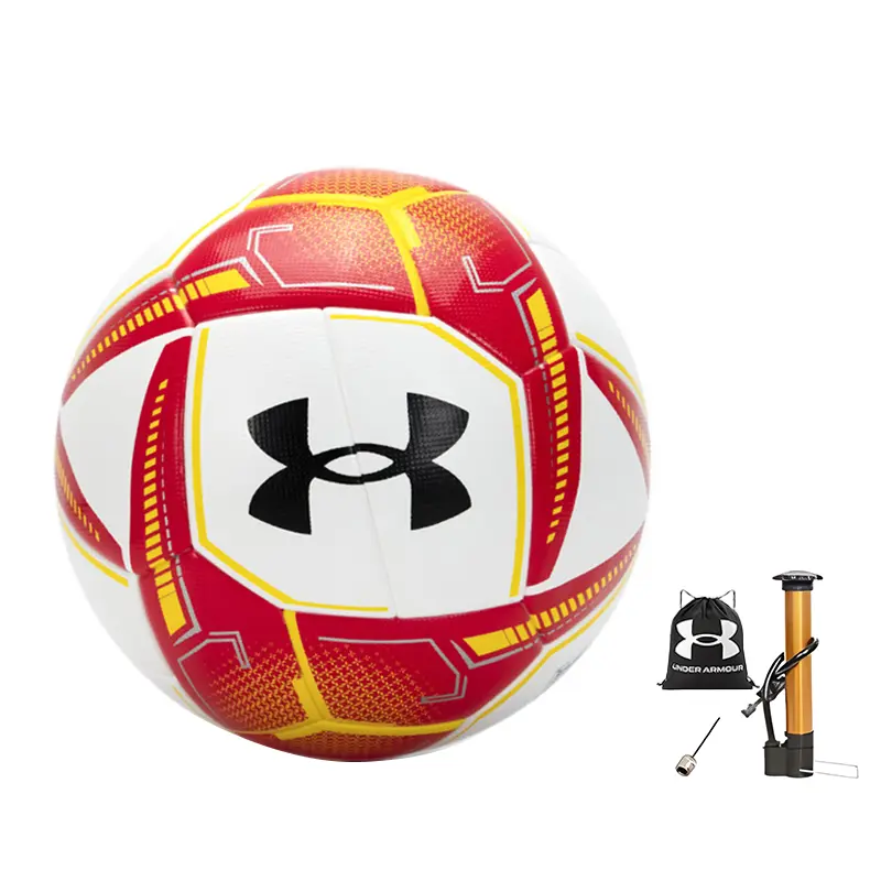 

Under Armour Футбольный мяч размер 5 PU машинной строчки унисекс белый red