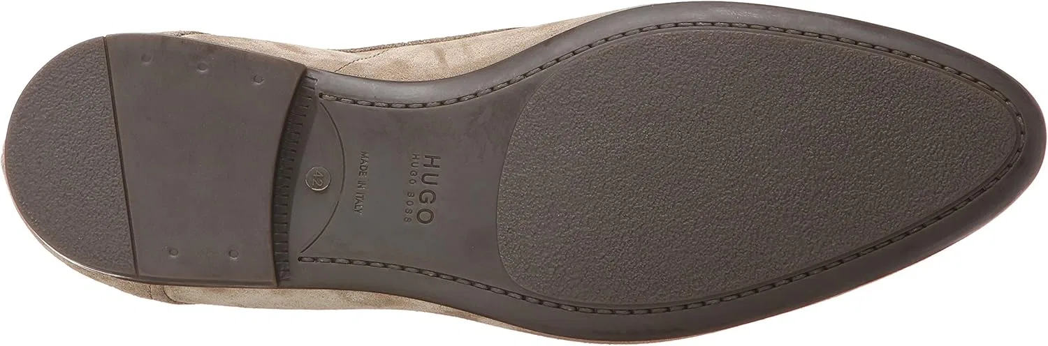 Лоферы мужские HUGO, Medium Beige — фото 4