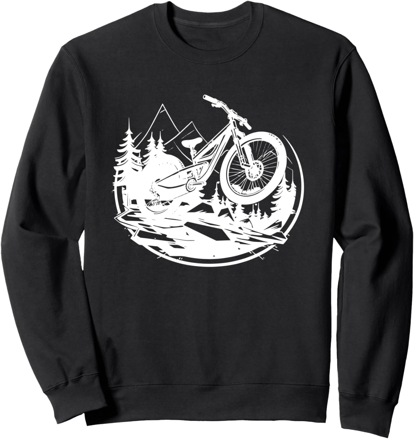 

Футболка с графическим принтом для любителей горного велосипеда Funny Mountain Bike Graphic Tees And Gifts, черный