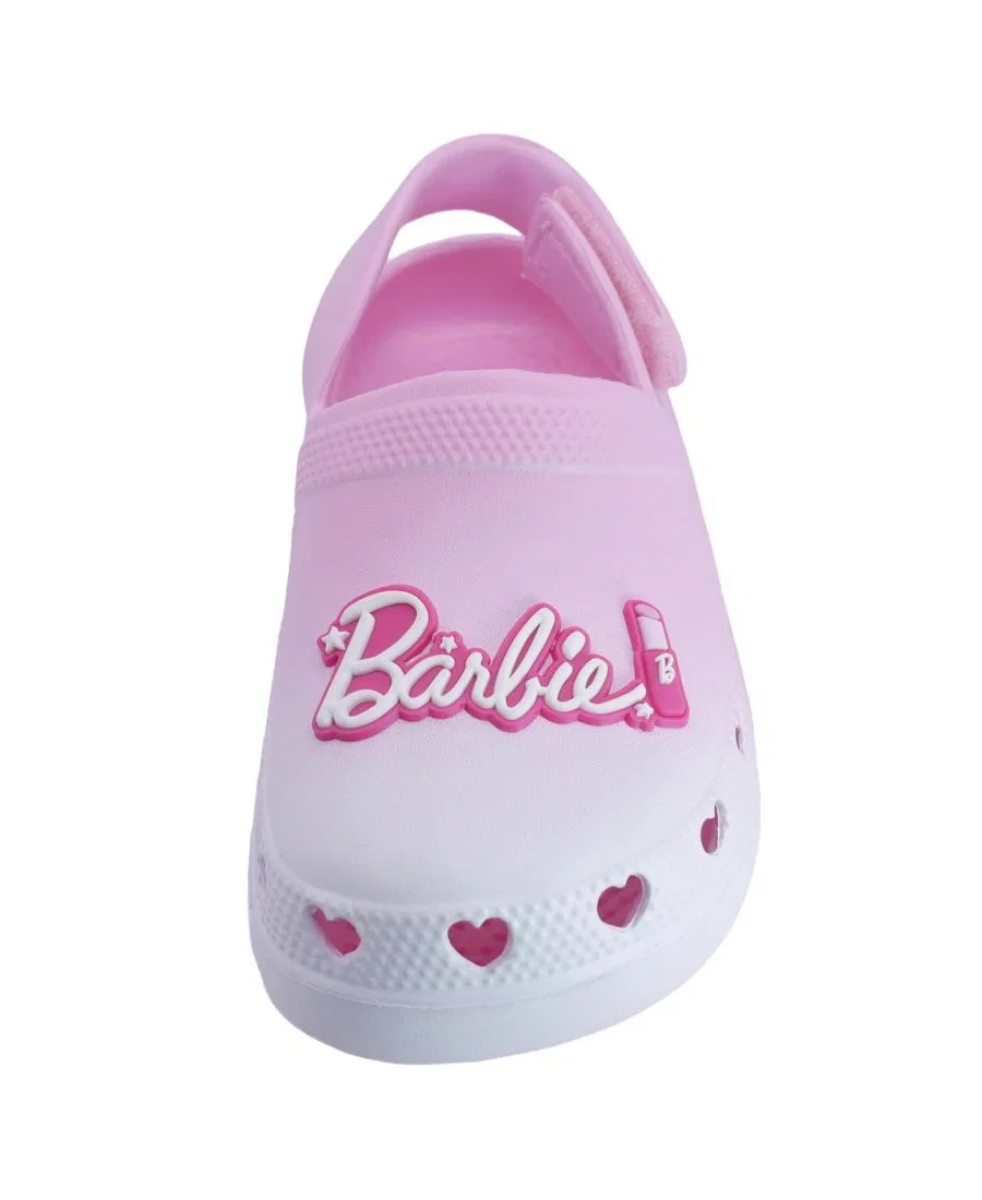 Детские сабо из ЭВА с регулируемым ремешком Barbie, розовый — фото 3