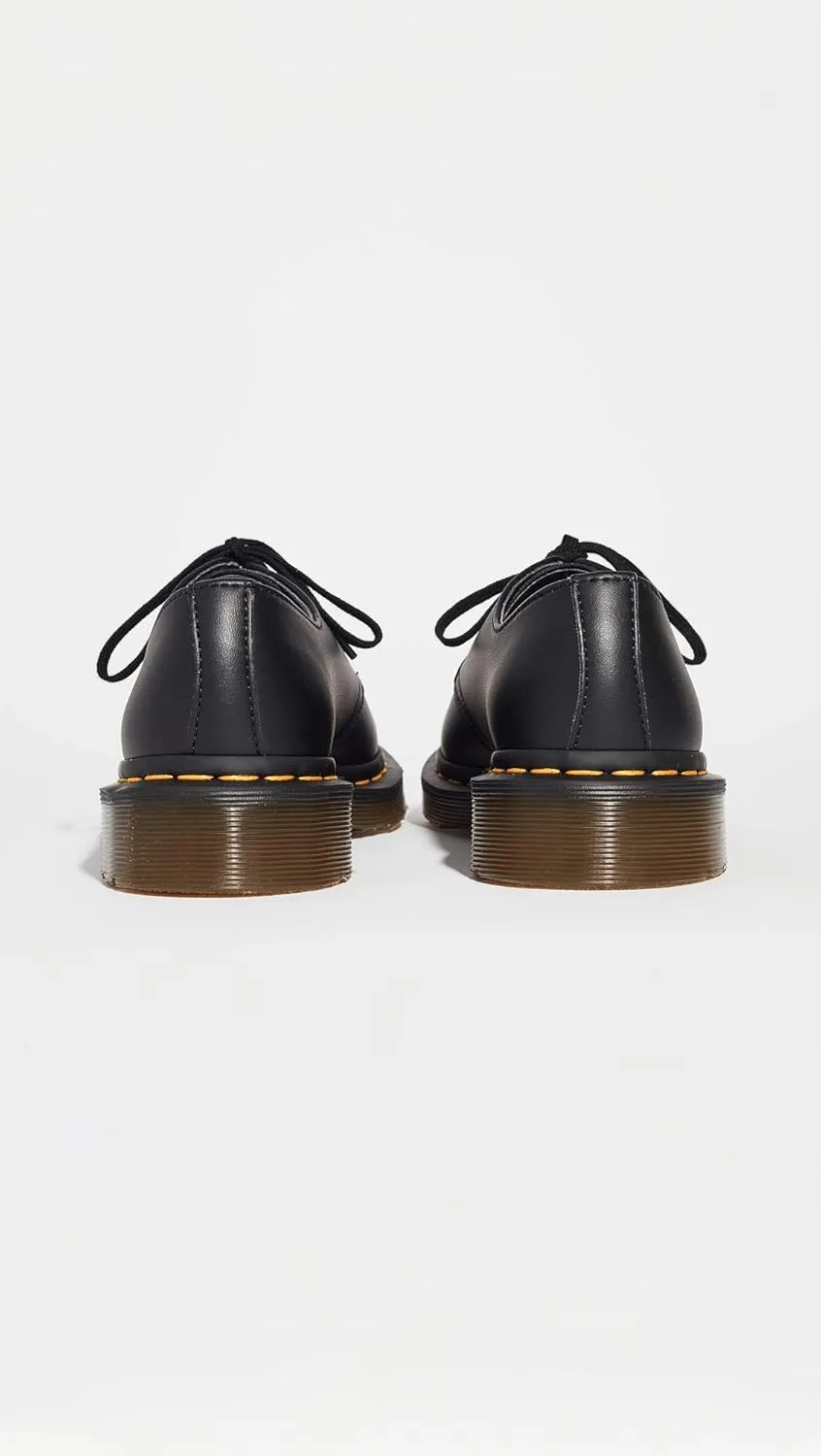 Ботинки Botinki Dr. Martens 1461 Vegan Black 14046001, унисекс, на шнурке, для взрослых, черный — фото 4