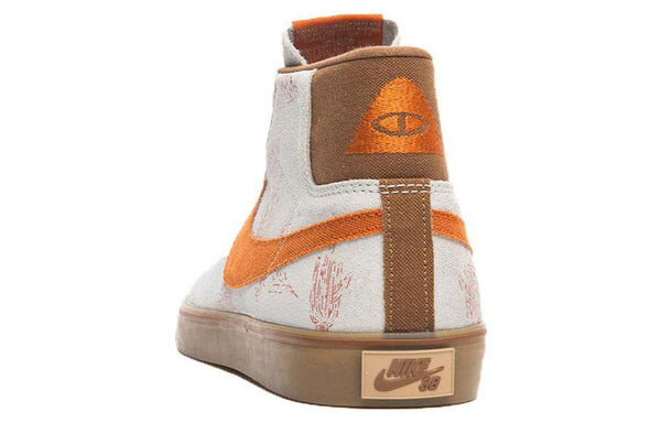 Кроссовки zoom blazer sb skateboard canvas tan Nike, мультиколор — фото 4