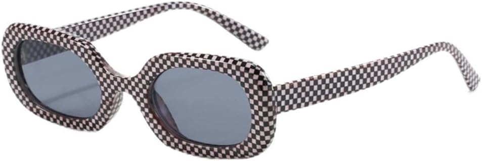 

Солнцезащитные очки в стиле ретро-панк, маленькая оправа, прямоугольные солнцезащитные очки для женщин с защитой от УФ-излучения UV400, очки для активного отдыха HDUBFY, 2