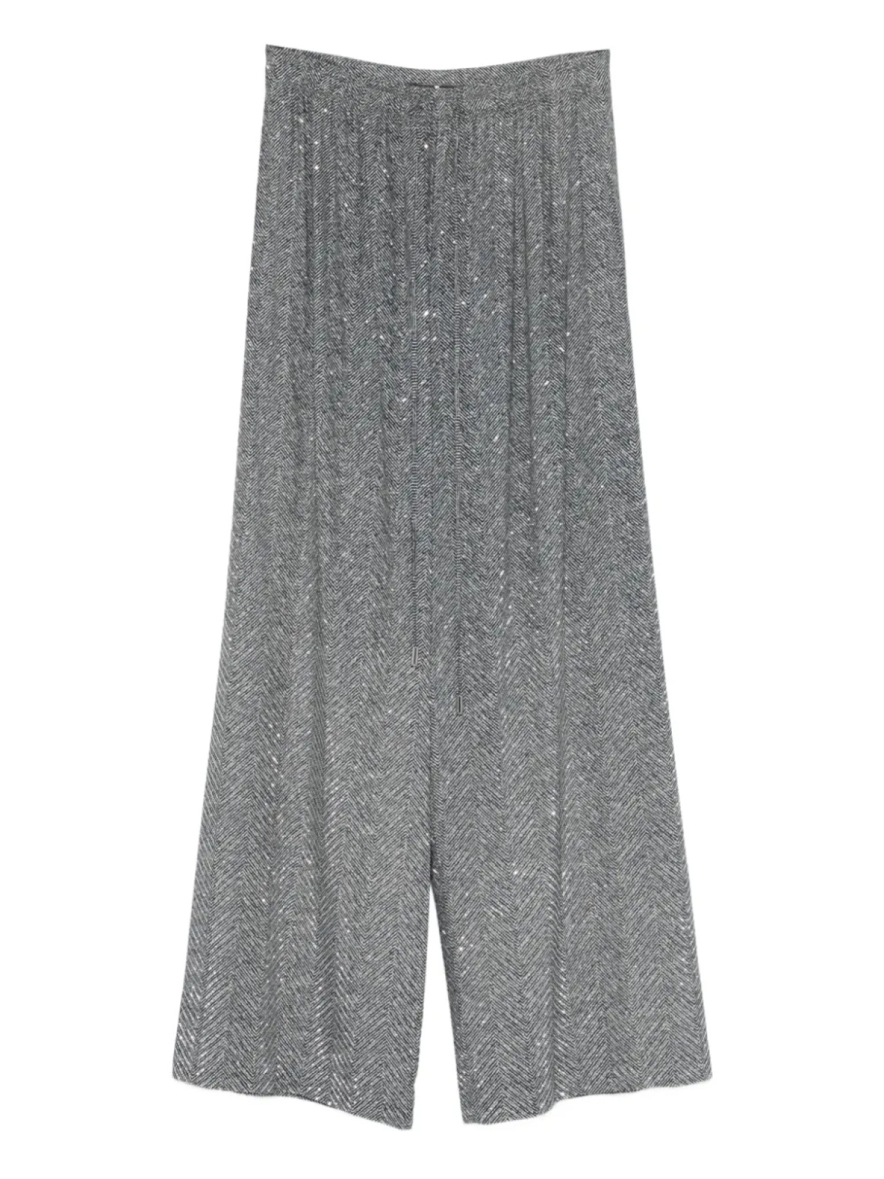 

Ermanno Scervino брюки с пайетками в елочку, черный