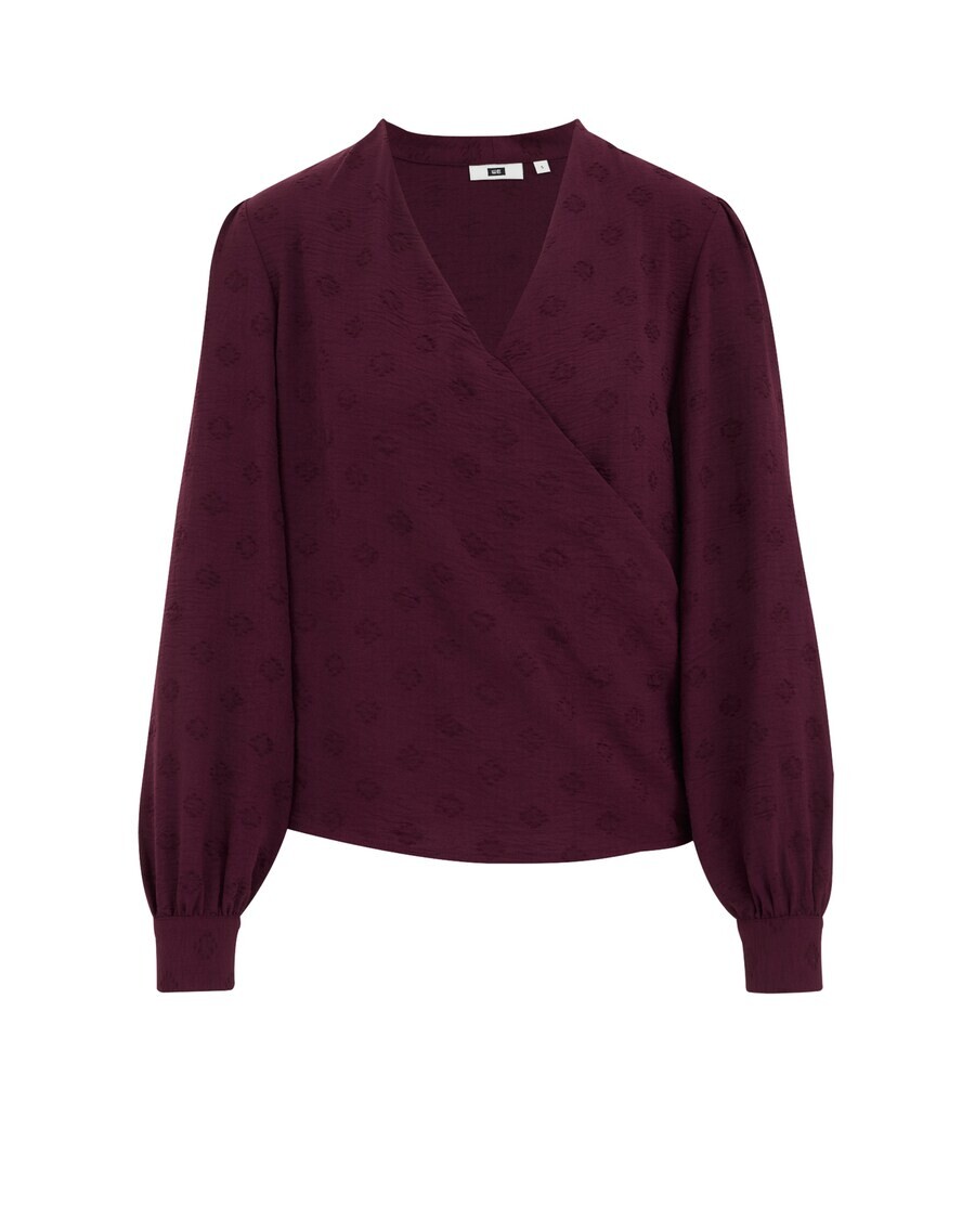

Блузка WE Fashion Blouse, темно-фиолетовый