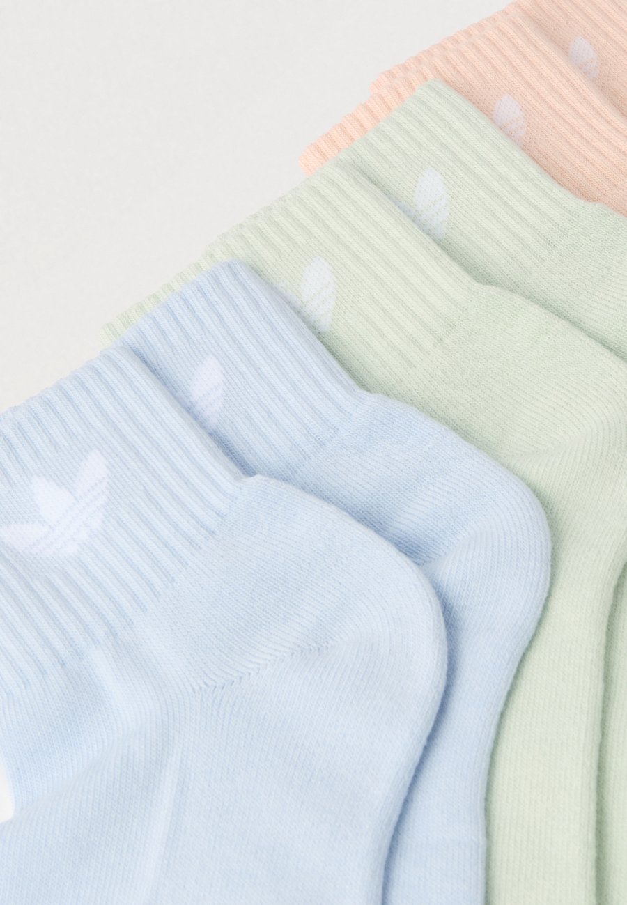 Носки Adidas Originals UNISEX 6 PACK, Blush Pink/Linen Green/Crystal Sky/Multi-Coloured — фото 2