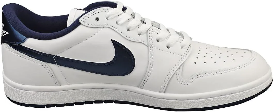 Nike Air Jordan 1 Low 85 - Summit White / Light Smoke Grey / Neutral, белый/синий — фото 2