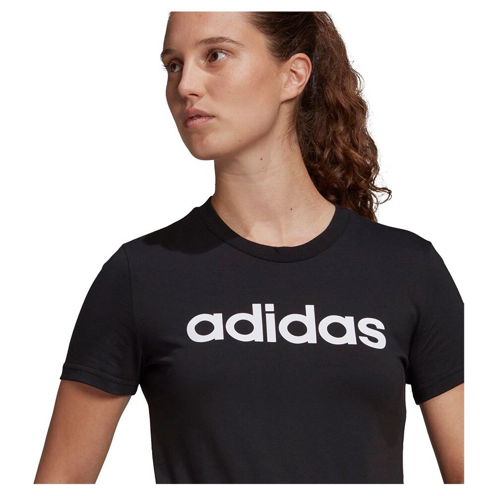 Футболка adidas Sportswear Essentials Slim Logo, черный — фото 3