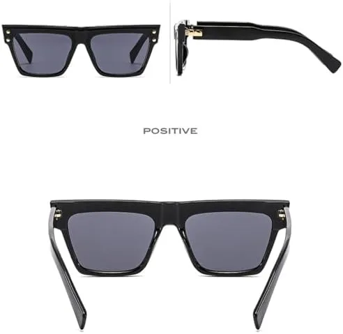 

Солнцезащитные очки в полосатой оправе 2027 года для женщин, винтажные солнцезащитные очки для мужчин и женщин с защитой от УФ-излучения UV400 MTZJH, Leopard