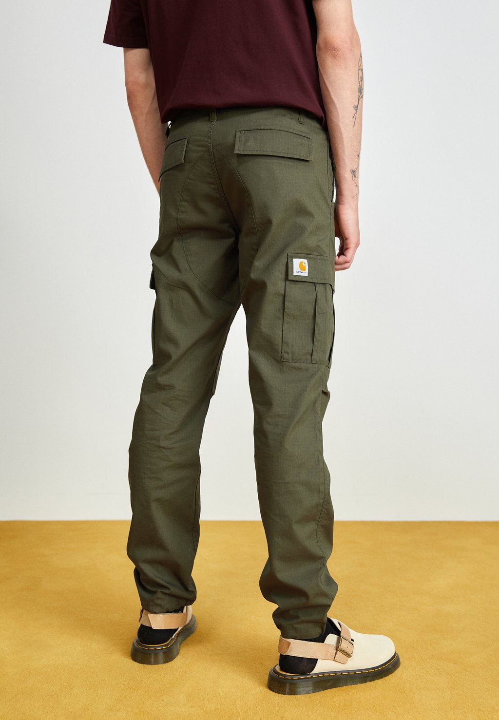 

Брюки Cargo Aviation Pant Carhartt WIP, цвет cypress rinsed