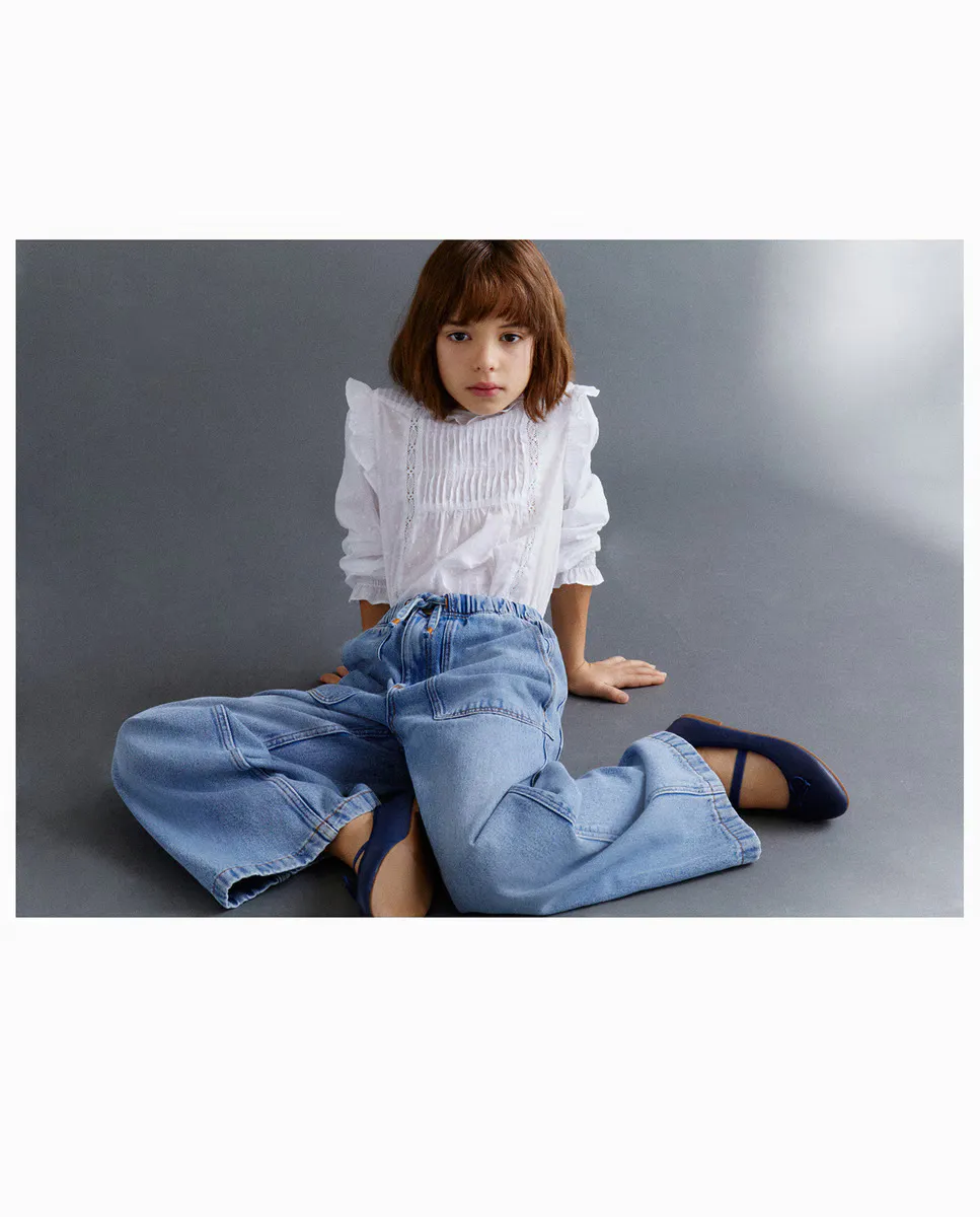 

Блузка с длинными рукавами для девочки Kids El Corte Inglés, цвет Blanco roto