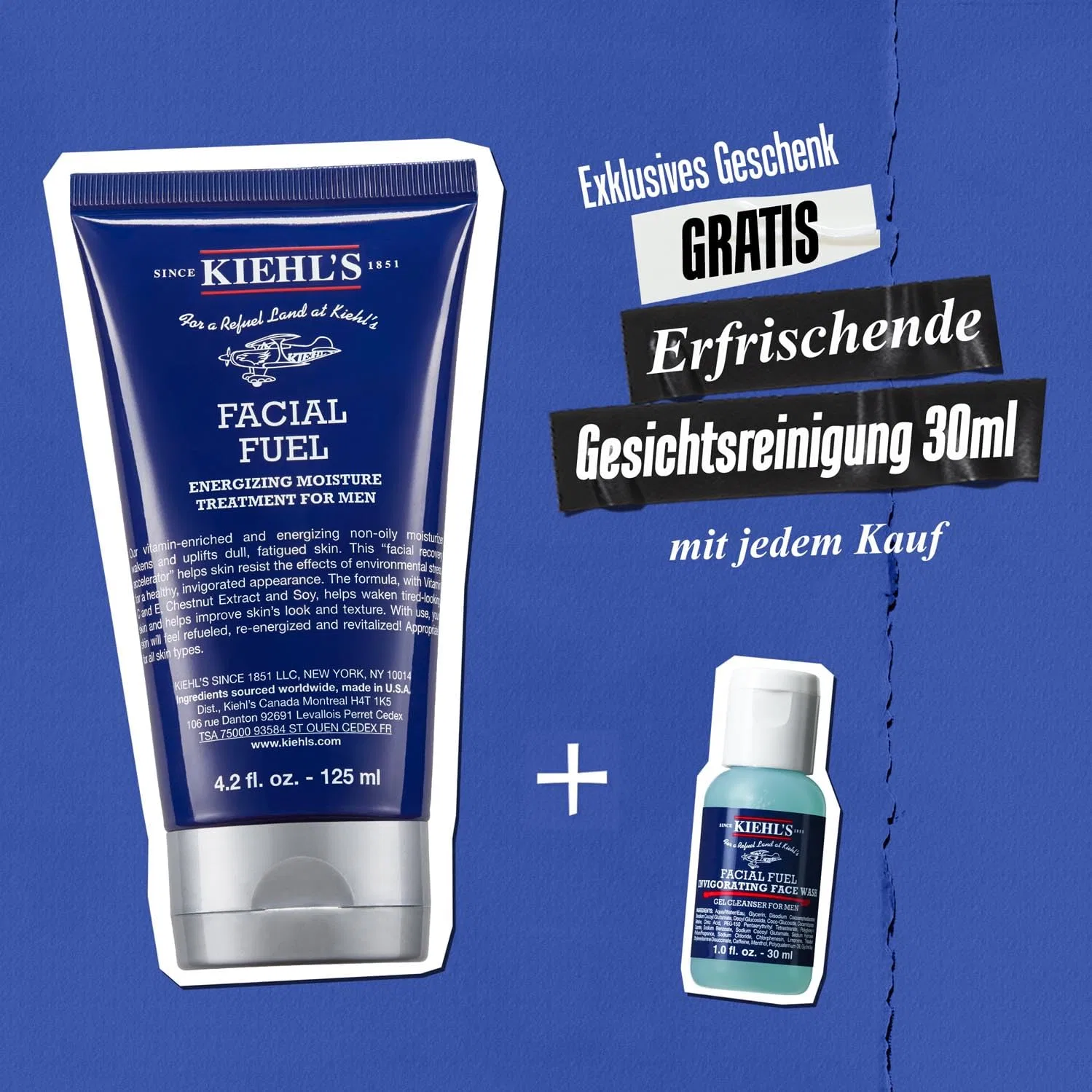 Крем для лица Kiehl's — Мужской увлажняющий «Facial Fuel» от — фото 2