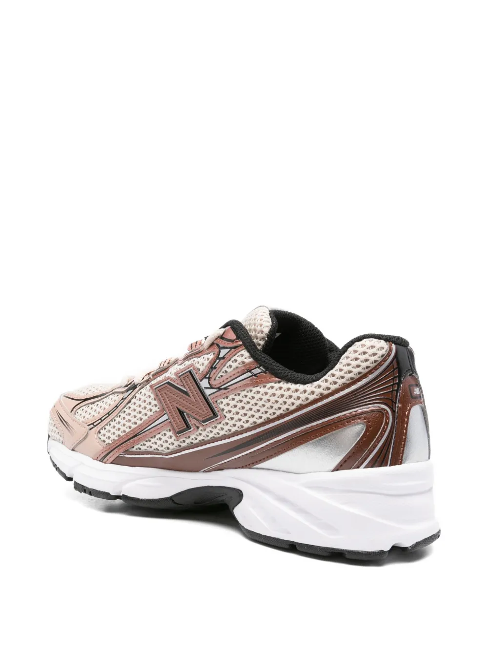 Кроссовки с сетчатыми вставками NEW BALANCE, нейтральный — фото 3