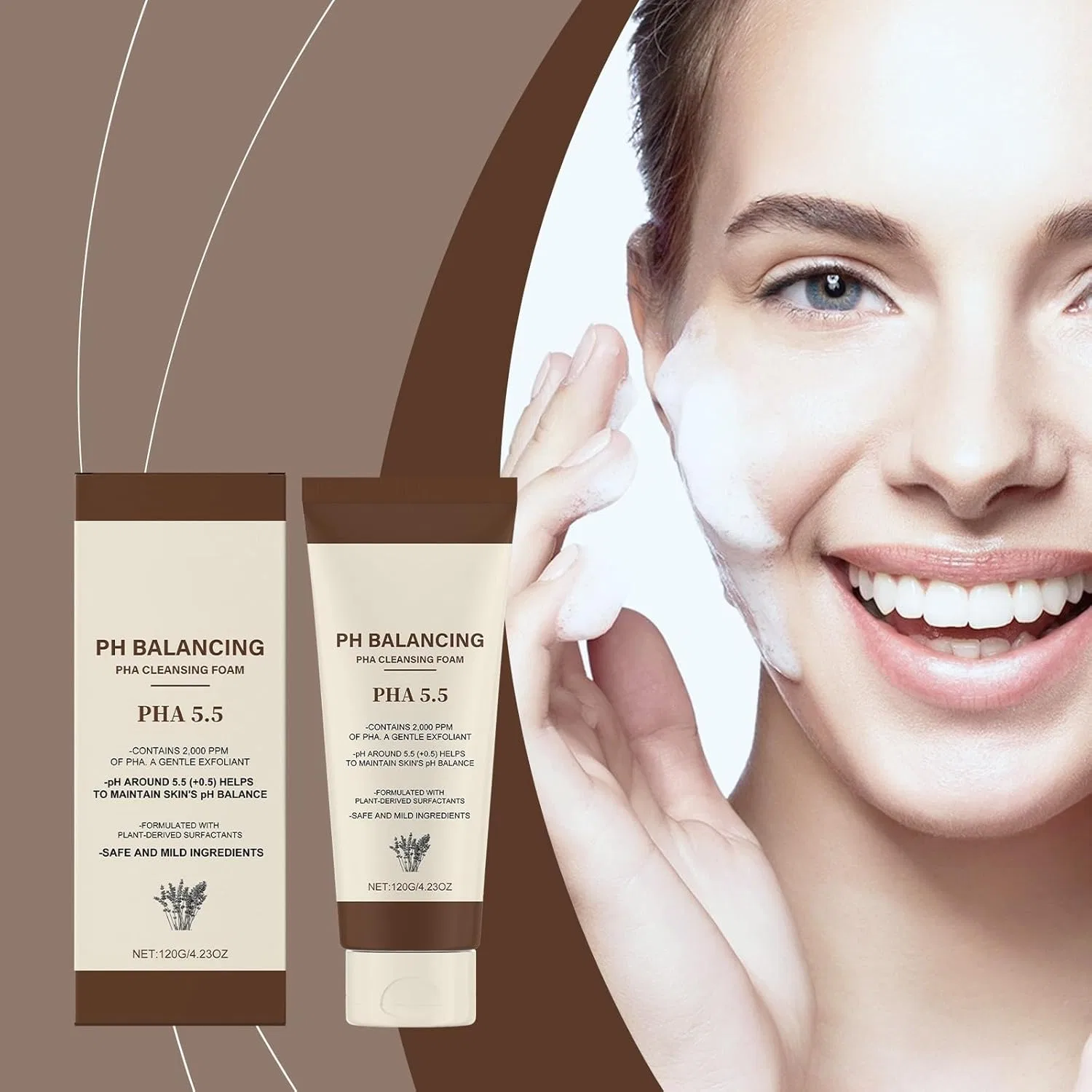 Гель для умывания Fresh — Hydrating & Re ing, Generic, , бежевый, 144 г — фото 3