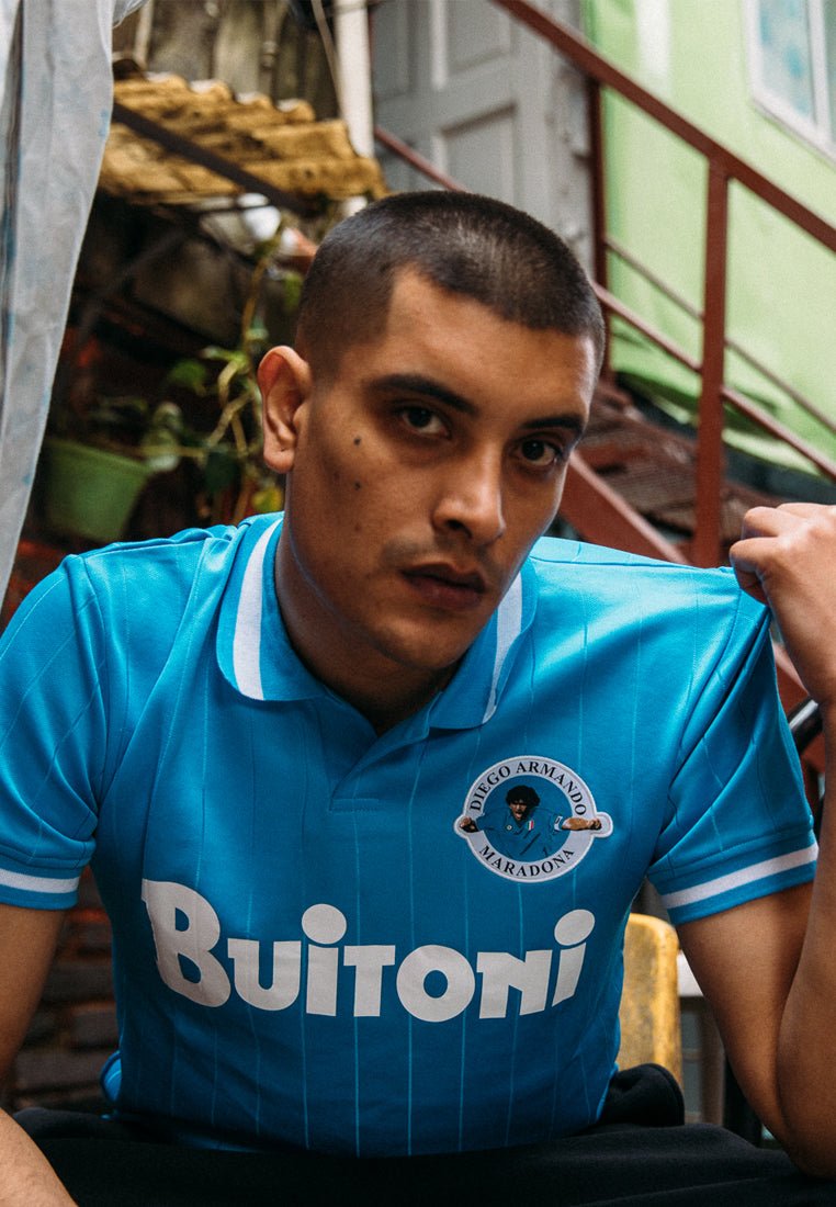 

Поло MARADONA NAPOLI - RETRO FOOTBALL COPA Football, синий