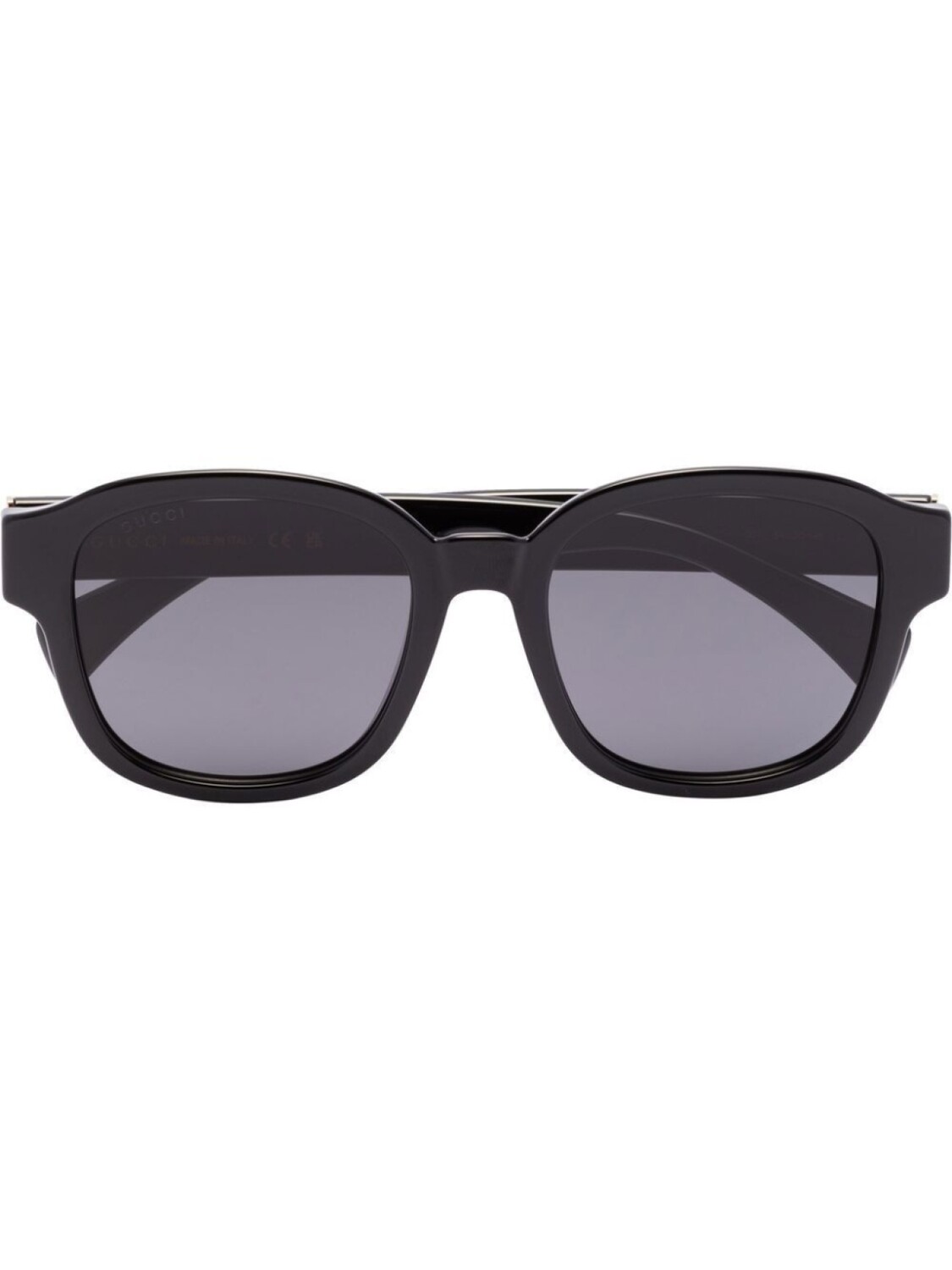 

Солнцезащитные очки в квадратной оправе с логотипом Gucci Eyewear, черный