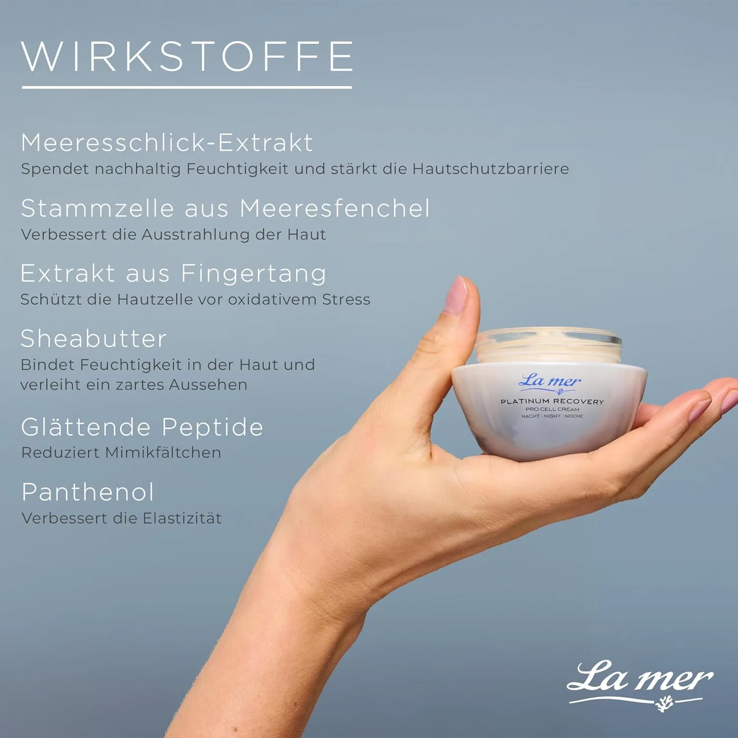 Крем для лица La Mer — Ночной Platinum Recovery Pro Cell Cream Night, 50 мл — фото 3