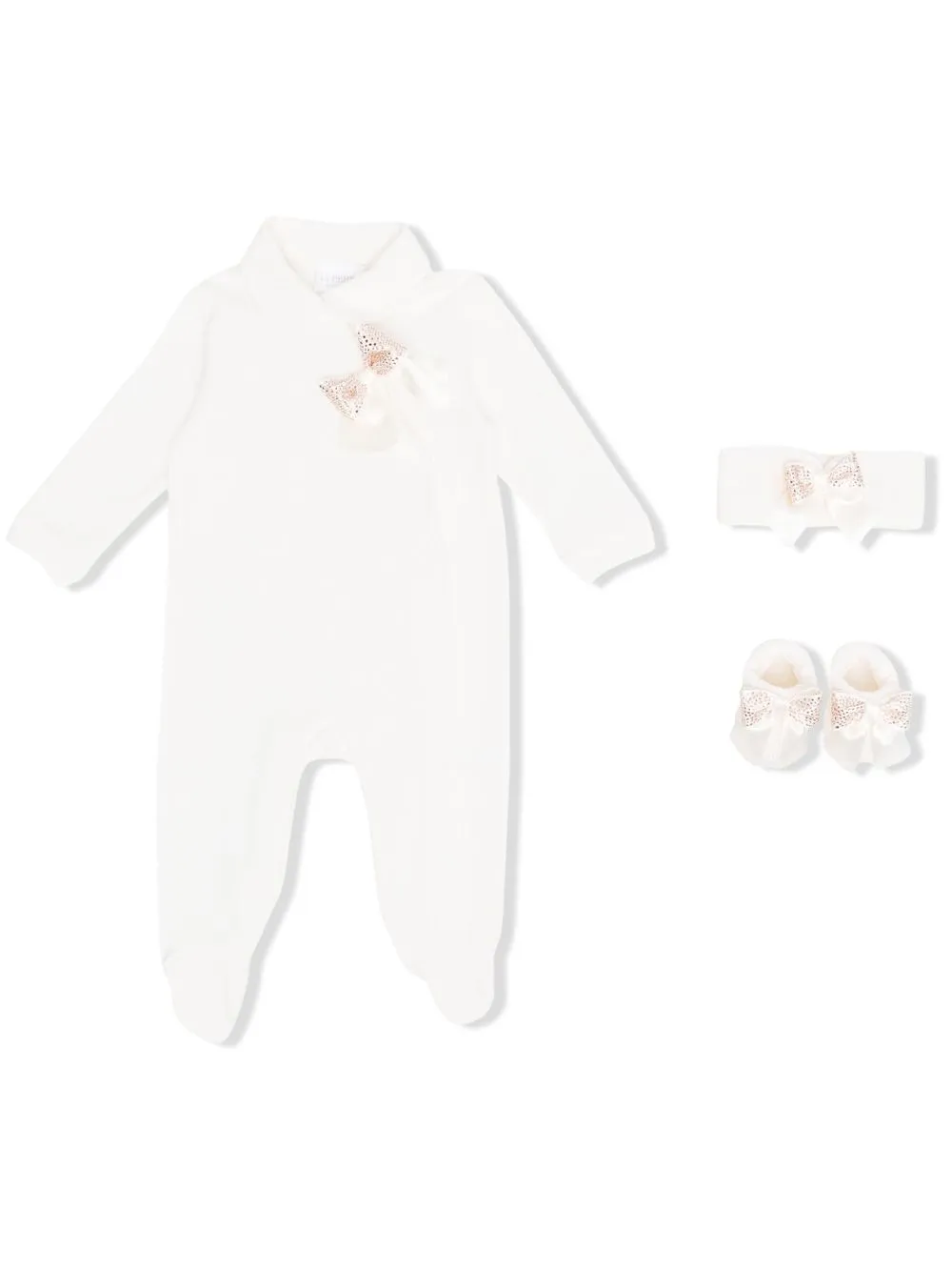 

Боди с бантом La Perla Kids, нейтральный