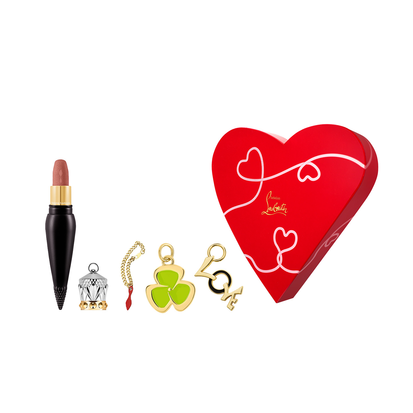 

Christian Louboutin Черная трубка морковный оттенок набор помад для макияжа легко растушевывается стойкая 3,8г+2мл*2 пробник духов + коробка + подарочный пакет