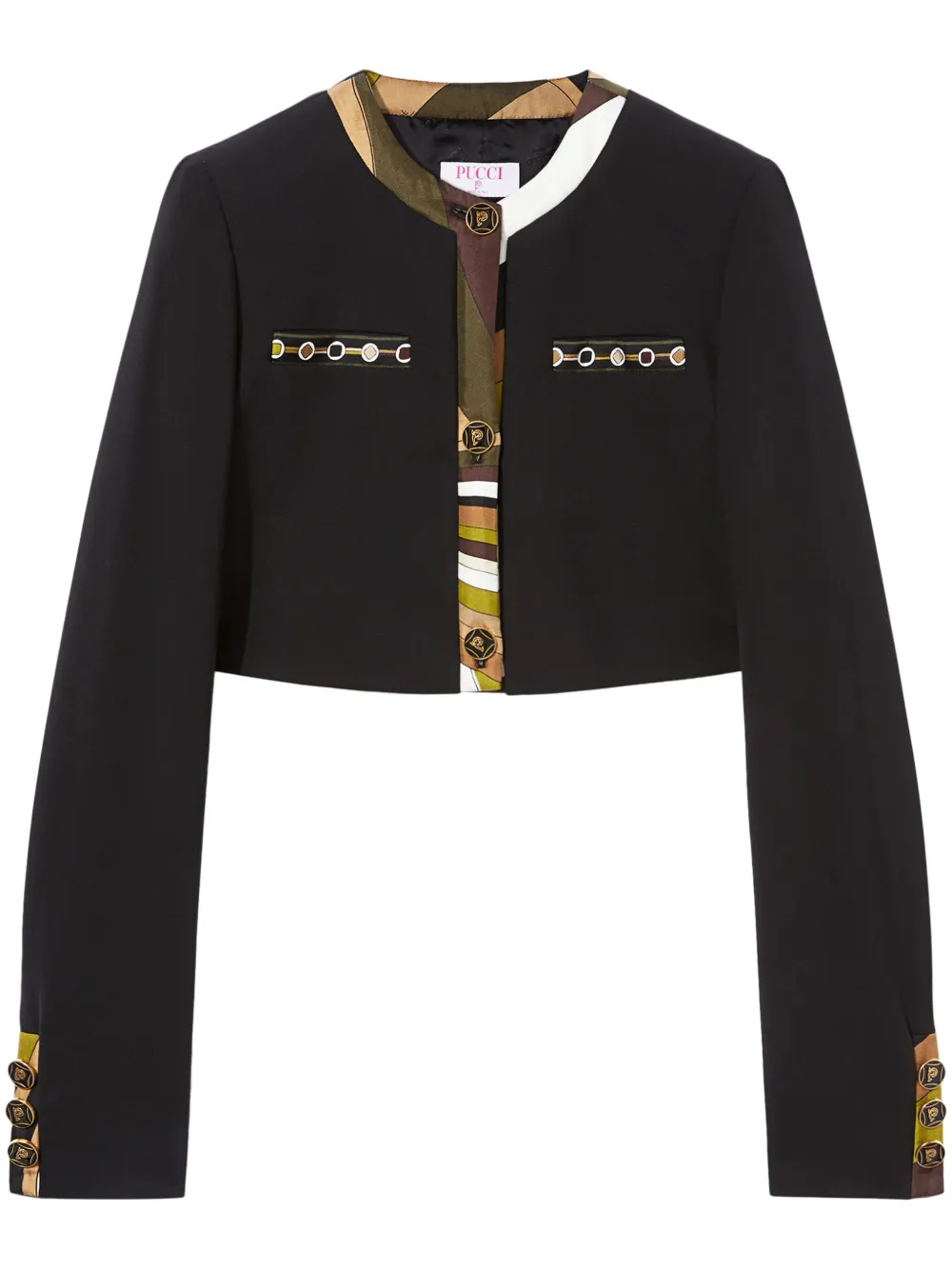 

Куртка с принтом Vivara PUCCI, черный
