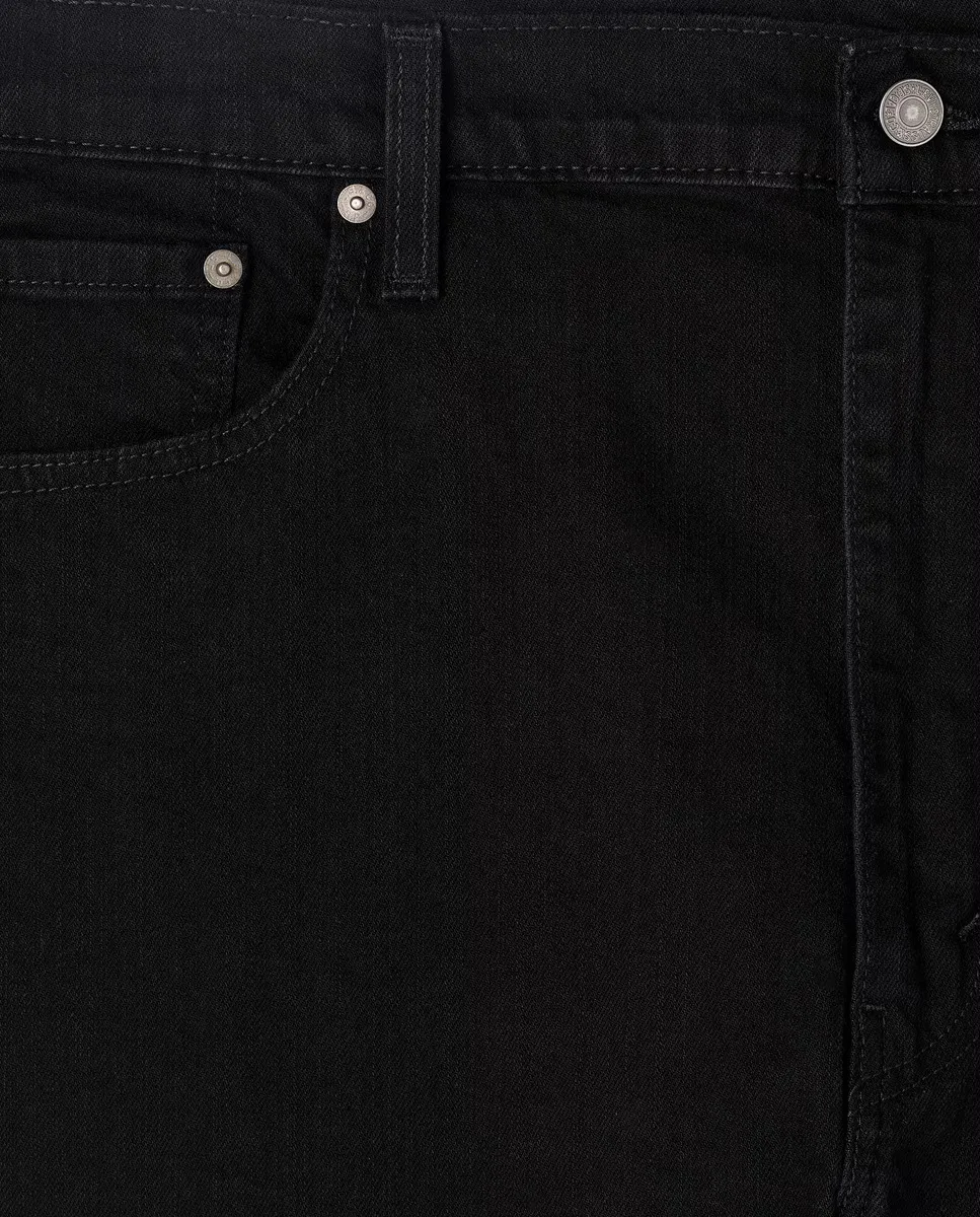 Мужские джинсы 502 Taper со стрейчевыми большими размерами Levi's, чёрный — фото 2