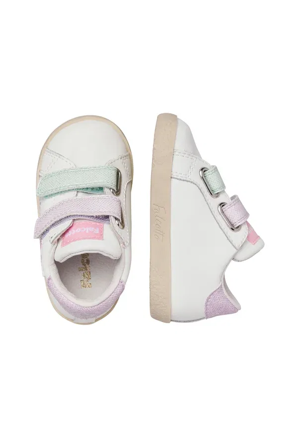 Пинетки Alnoite 2 vl baby shoes Falcotto, бело-розовый — фото 3