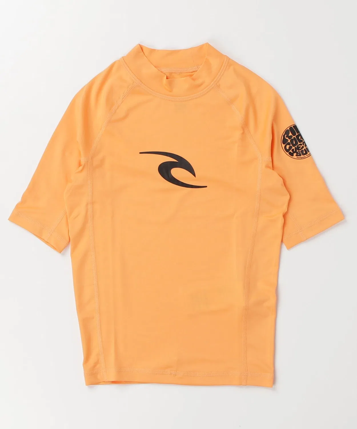 Рашгард Rip Curl K Brand Wave UPF S/S-Boy, полурукав, оранжевый