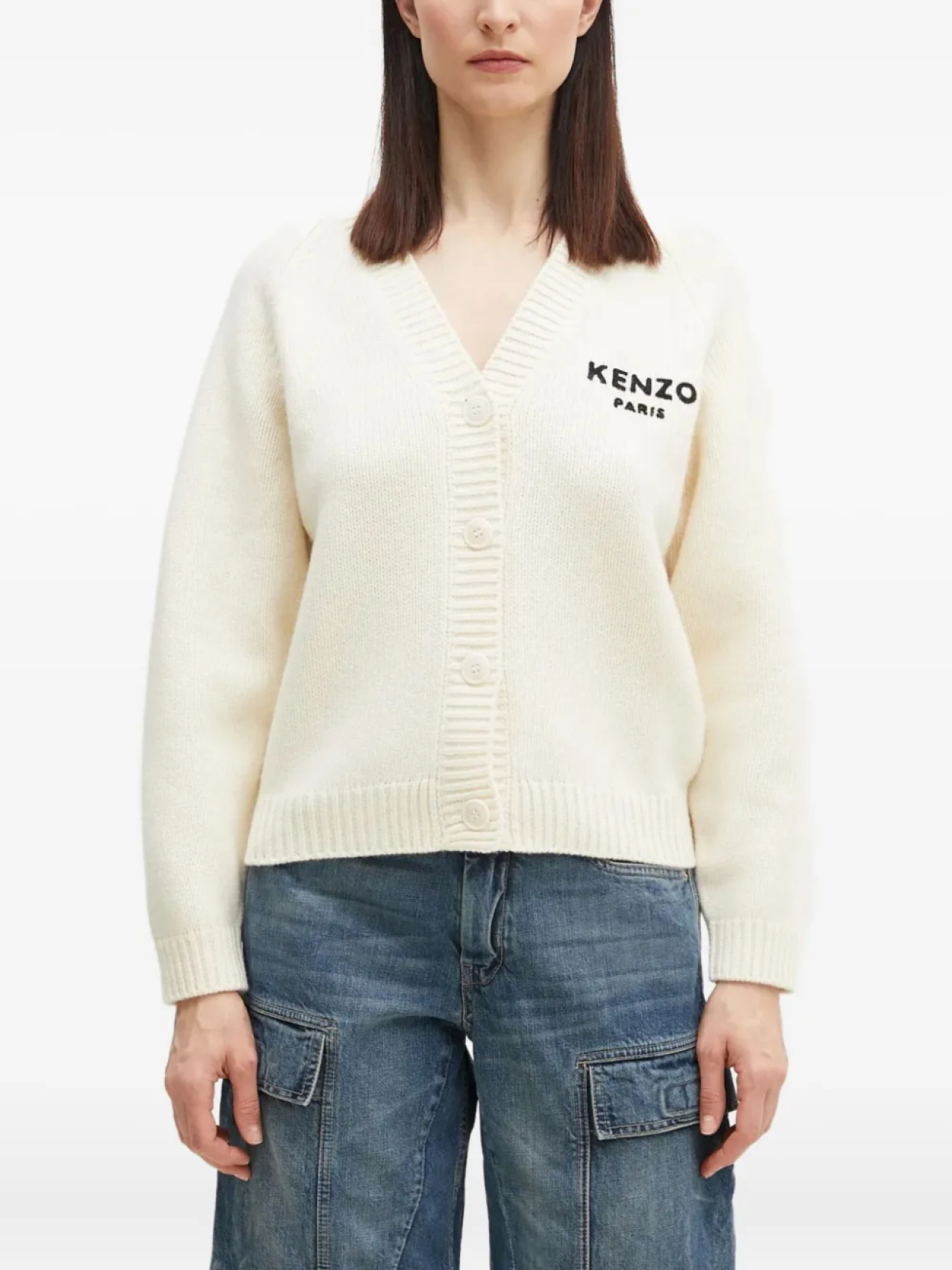 

Kenzo кардиган Pop с логотипом, белый