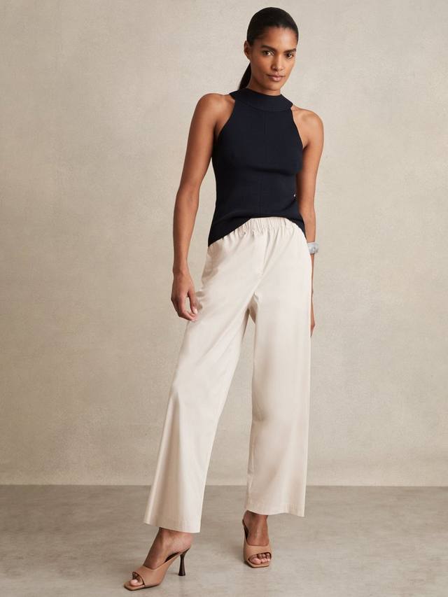 

Osbourne укороченные зауженные брюки из хлопковой смеси Reiss