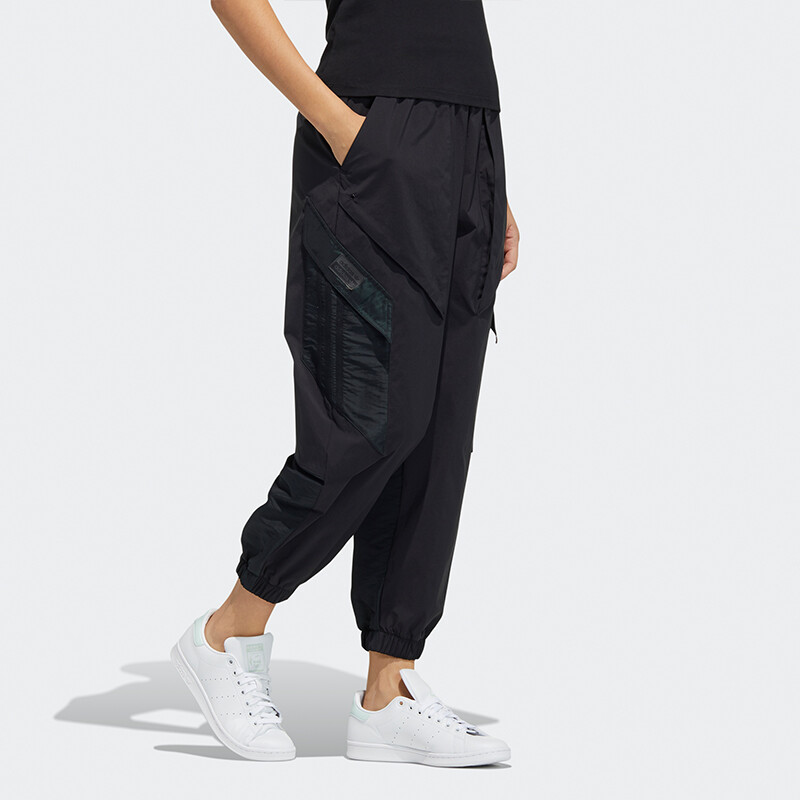 Adidas Originals Женские брюки-карго, цвет Black — фото 4