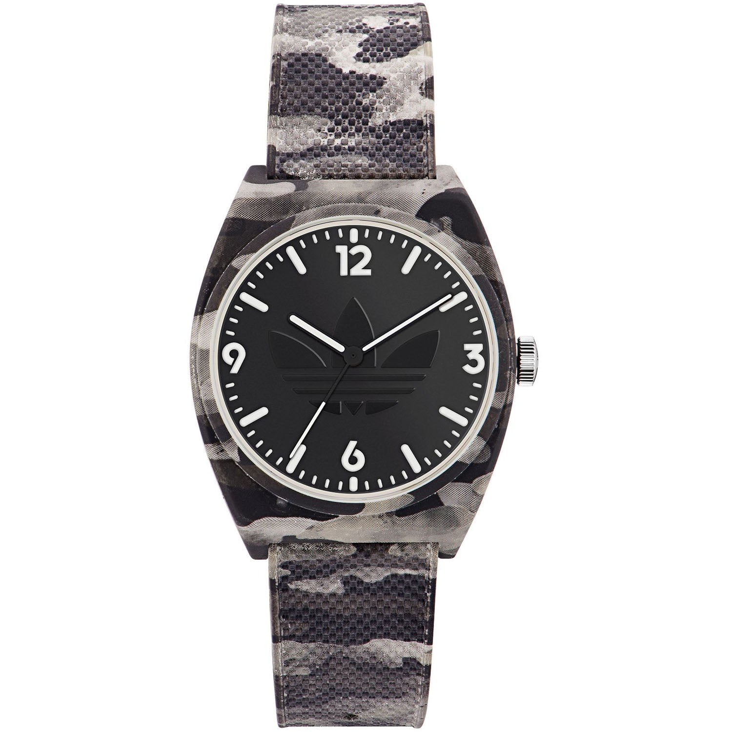 

Мужские часы Adidas Originals Street Project Two с черным циферблатом