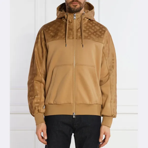 

Стальная куртка стандартного кроя Boss, коричневый